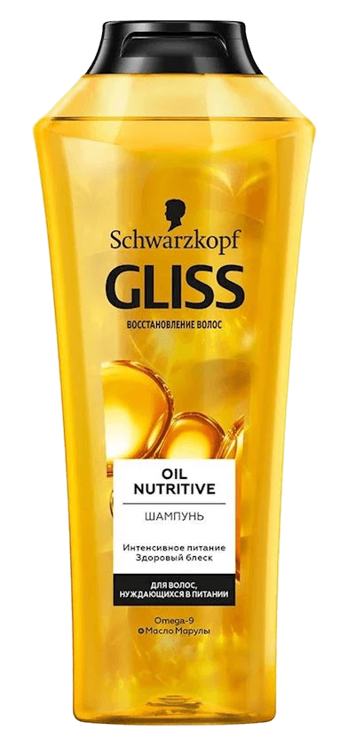 Schwarzk. gliss sampun 400ml oil nutritive