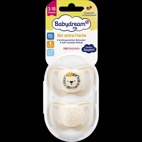 Babydream emzik slim silikon 3-18 ay