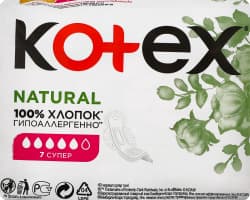 Kotex natural bez 7 ed