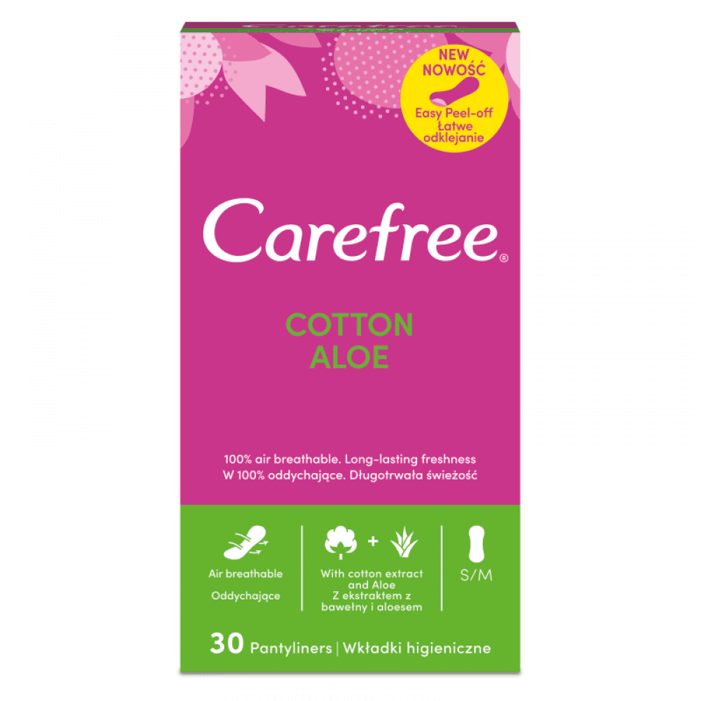 Carefree gundelik bez normal aloe 30 eded