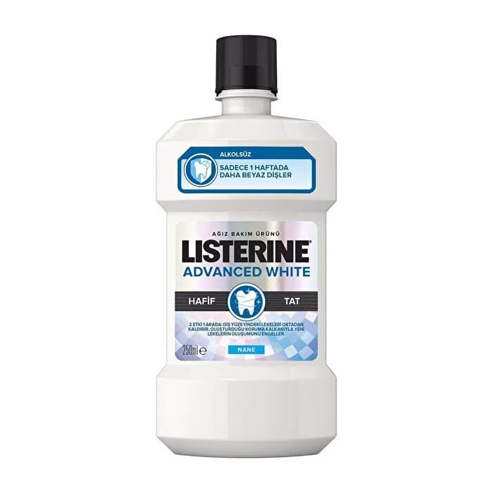 Listerine agiz yaxalayicisi 250 ml adv.white