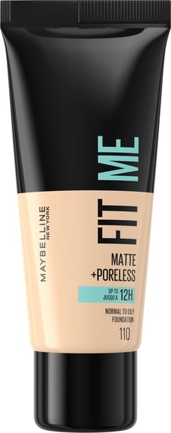 Maybelline fit me matte poreless foundation 110