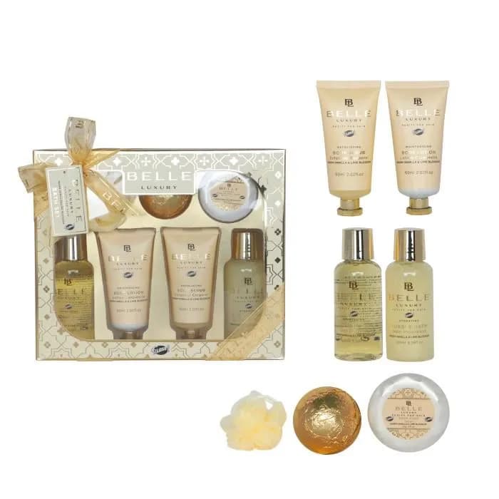 Belle luxury in gold 7li set evasion box