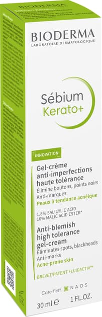 Bioderma sebium kerato uz kremi 30 ml