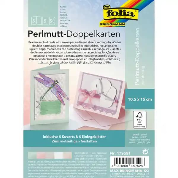 Folia kart ikiqat duzbucaq
