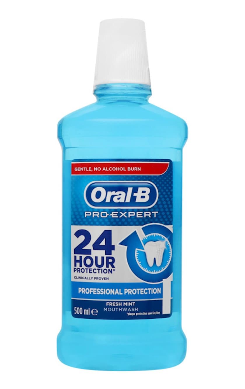 Oral-b pro-expert agiz yaxalayici 500 ml mudafie