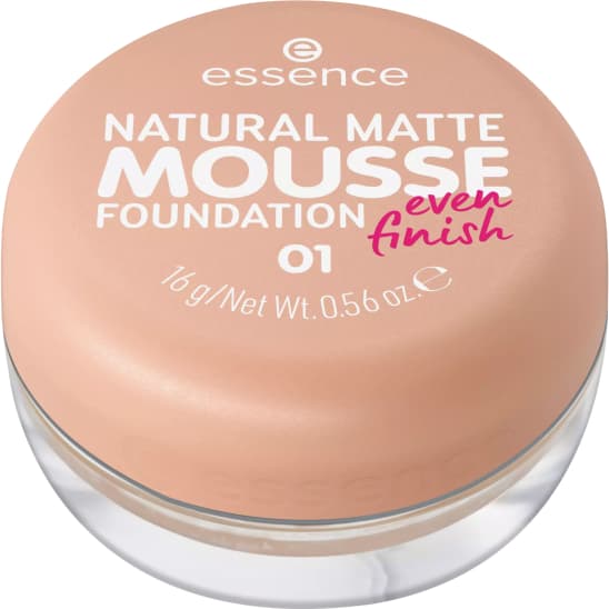 Essence natural matte mousse foundation 01