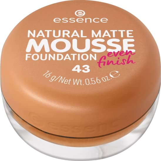 Essence natural matte mousse foundation 43