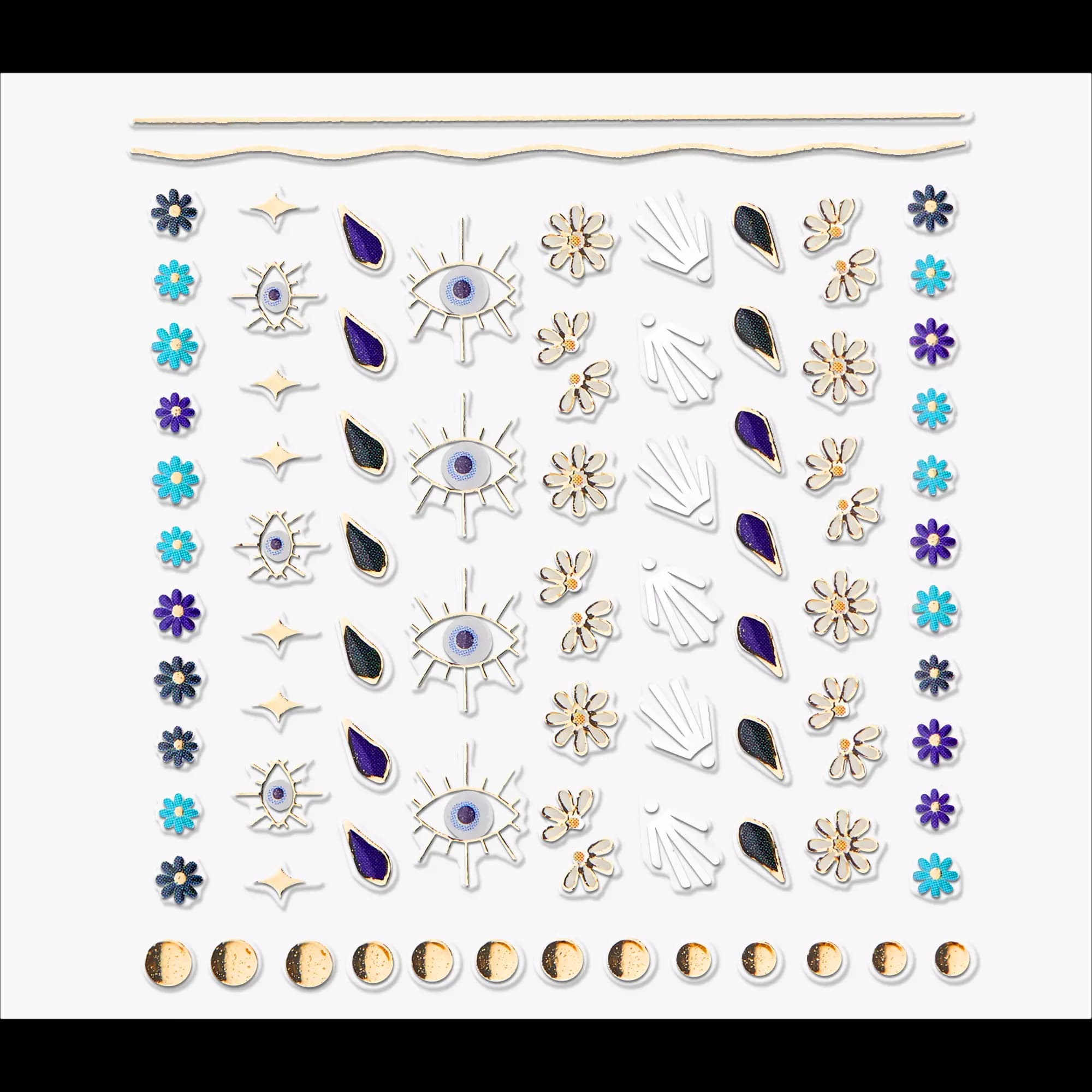 Essence stay bold, it's gold nail sticker