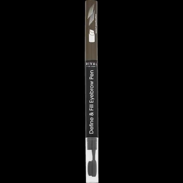 Rival define & fill eyebrow pen 02 brunette