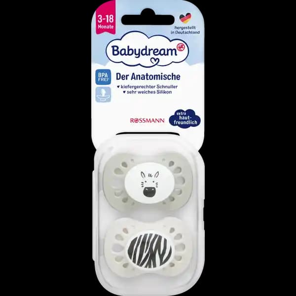 Babydream emzik anatomik silikon 3-18 ay 2 ed
