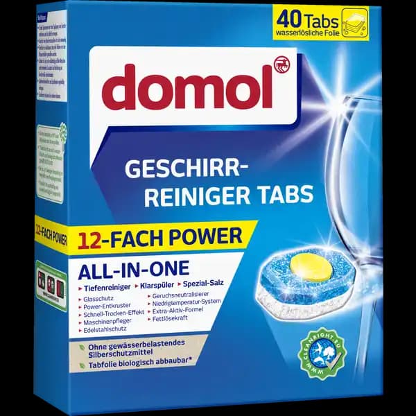 Domol qabyuyan mashin temizleyici kapsul 40ed