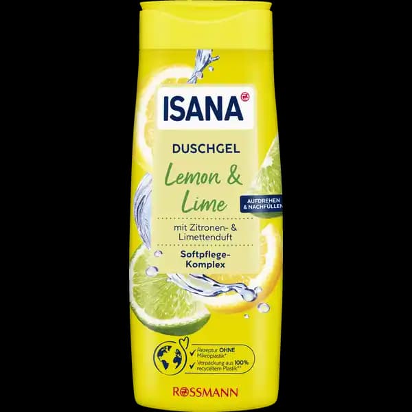 Isana dus gel 300ml limon