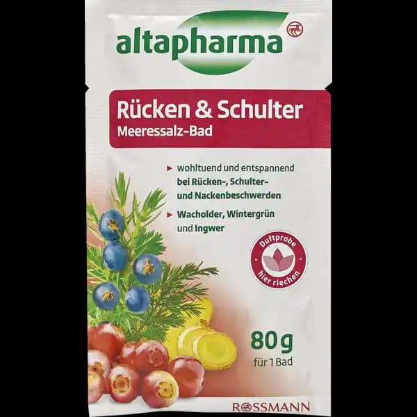 Altapharma vanna deniz duzu 80 qr boyun ve ciyin