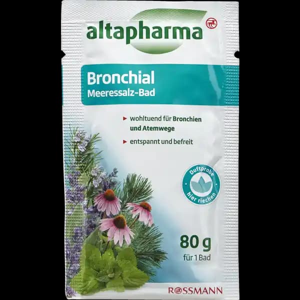 Altapharma vanna deniz duzu 80gr bronxial istifade