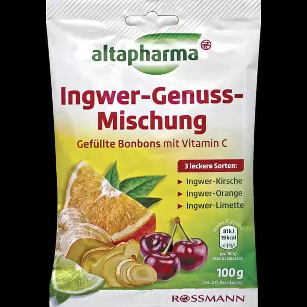 Altapharma pastil 100 qr zencefil vitamin c