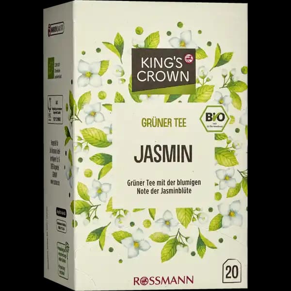 Kings crown orqanik yasil cay 30 qr yasemen
