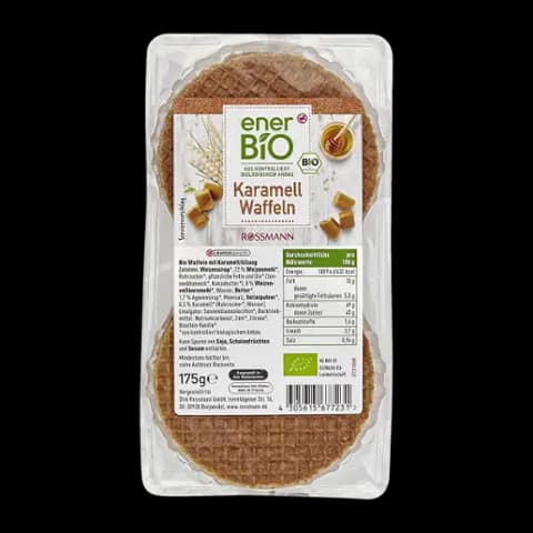 Enerbio vafli 175 qr karamel