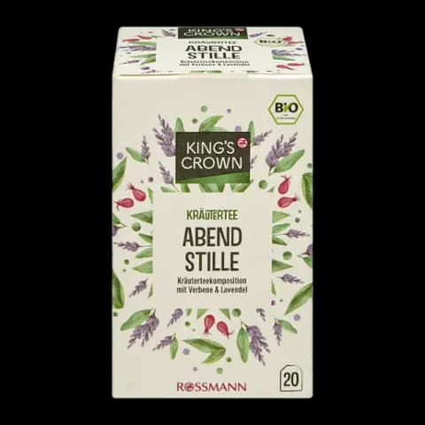 Kings crown orqanik bitki cay 40 qr axsam sessizli