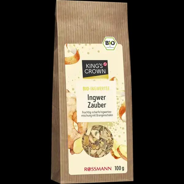 Kings crown orqanik bitki cay 100 qr zencefil