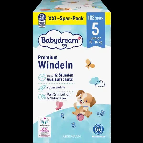 Babydream usaq bezi premium junior 5 102 ed