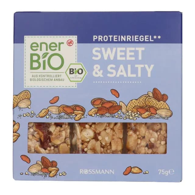 Enerbio protein bar 75 qr sirin ve duzlu