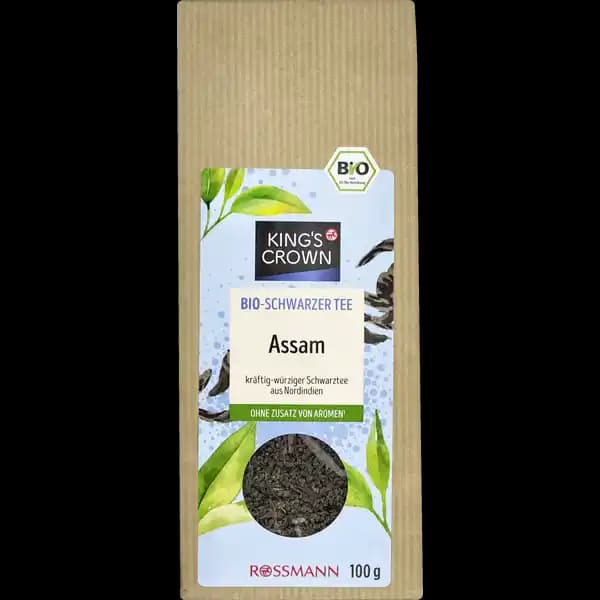 Kings crown orqanik bitki cayi 100 qr assam