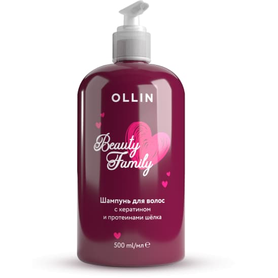 Ollin beauty family sampun 500 ml keratin