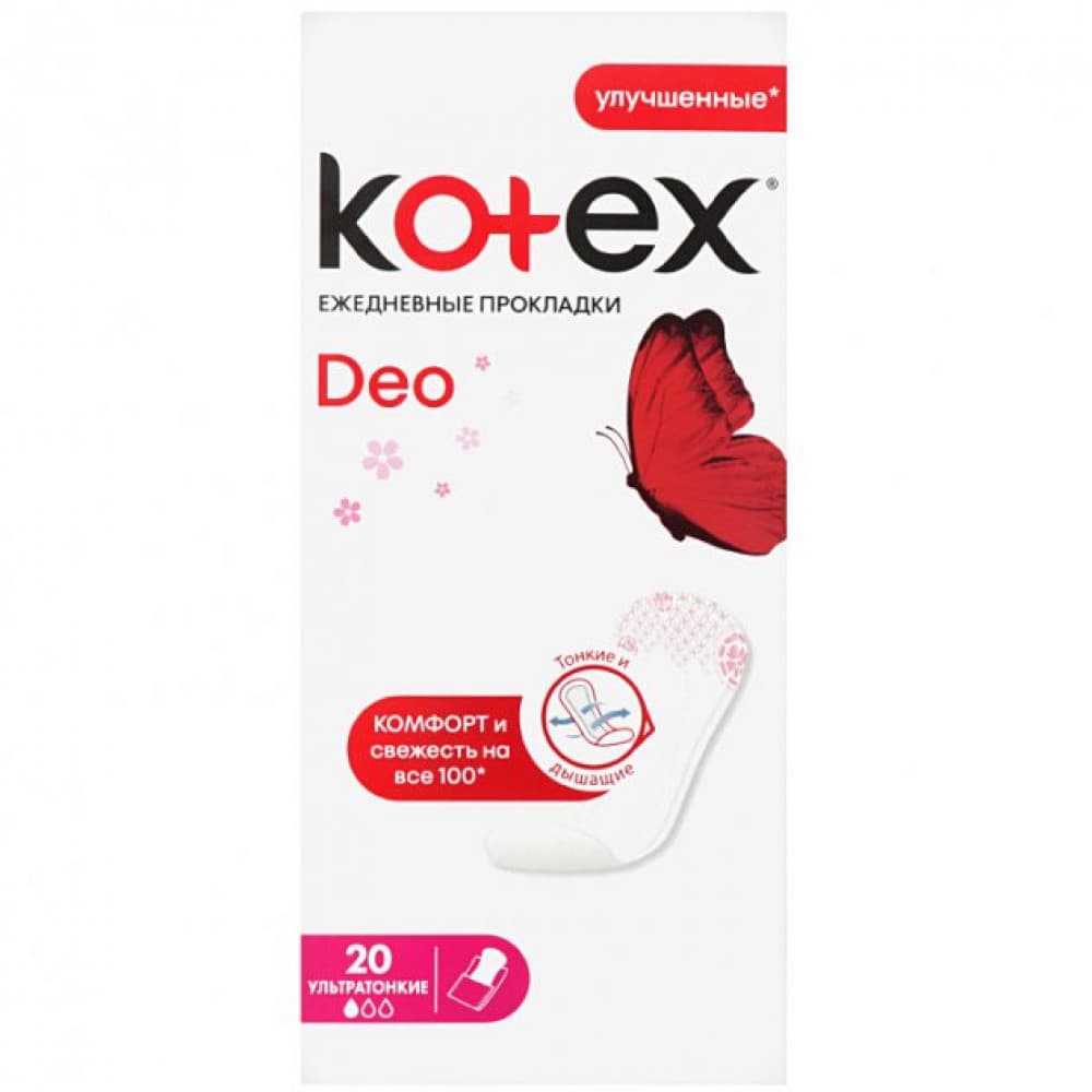 Kotex  deo gundelik bez 20 ed ince