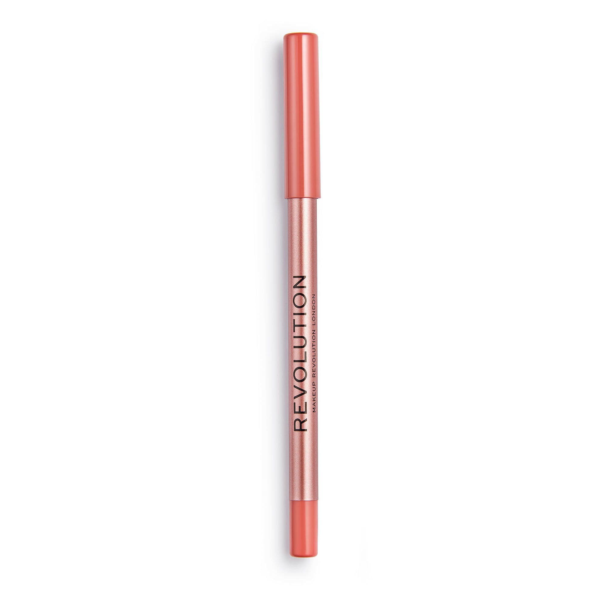 Revolution satin kiss lipliner  peach nude