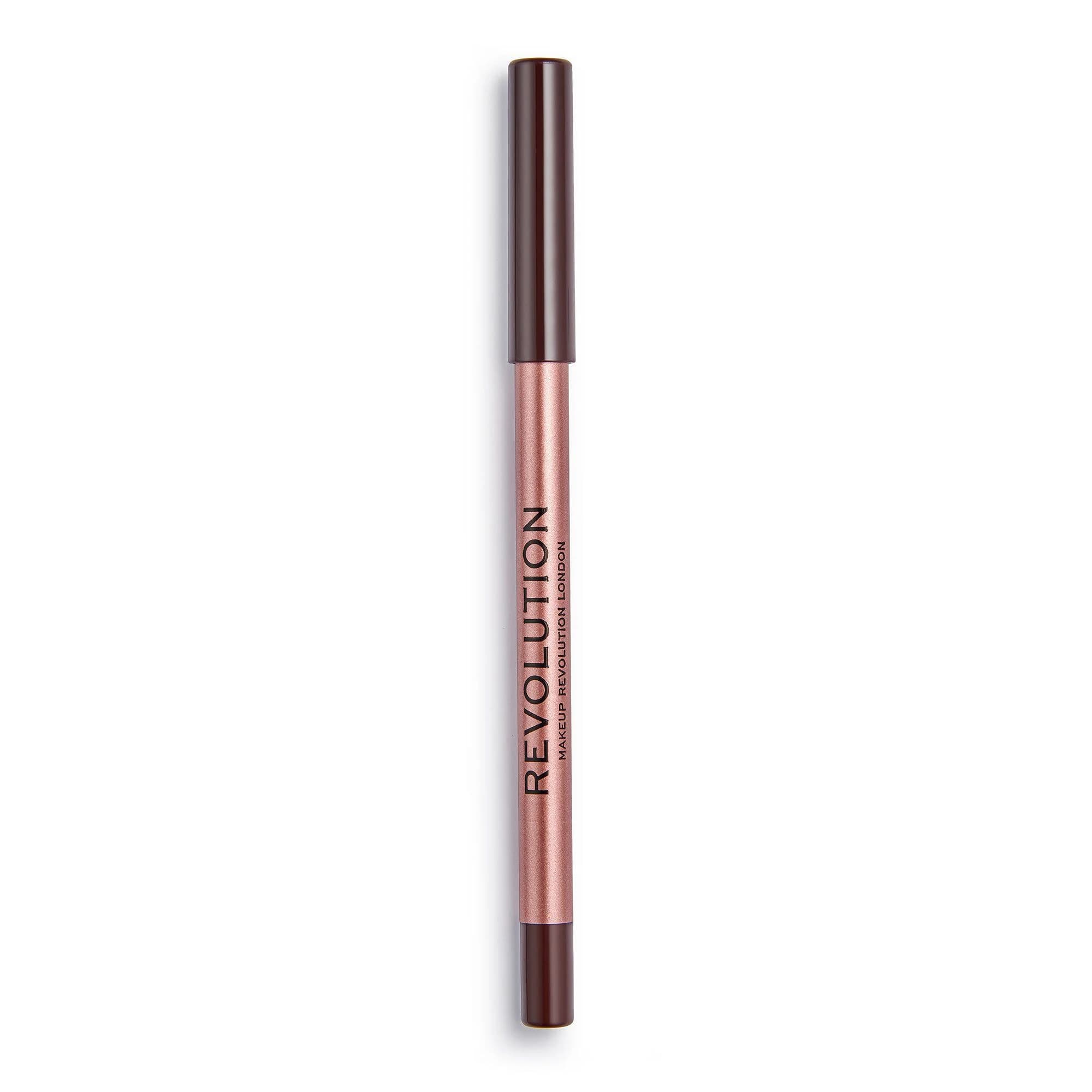 Revolution satin kiss lipliner tgif brown