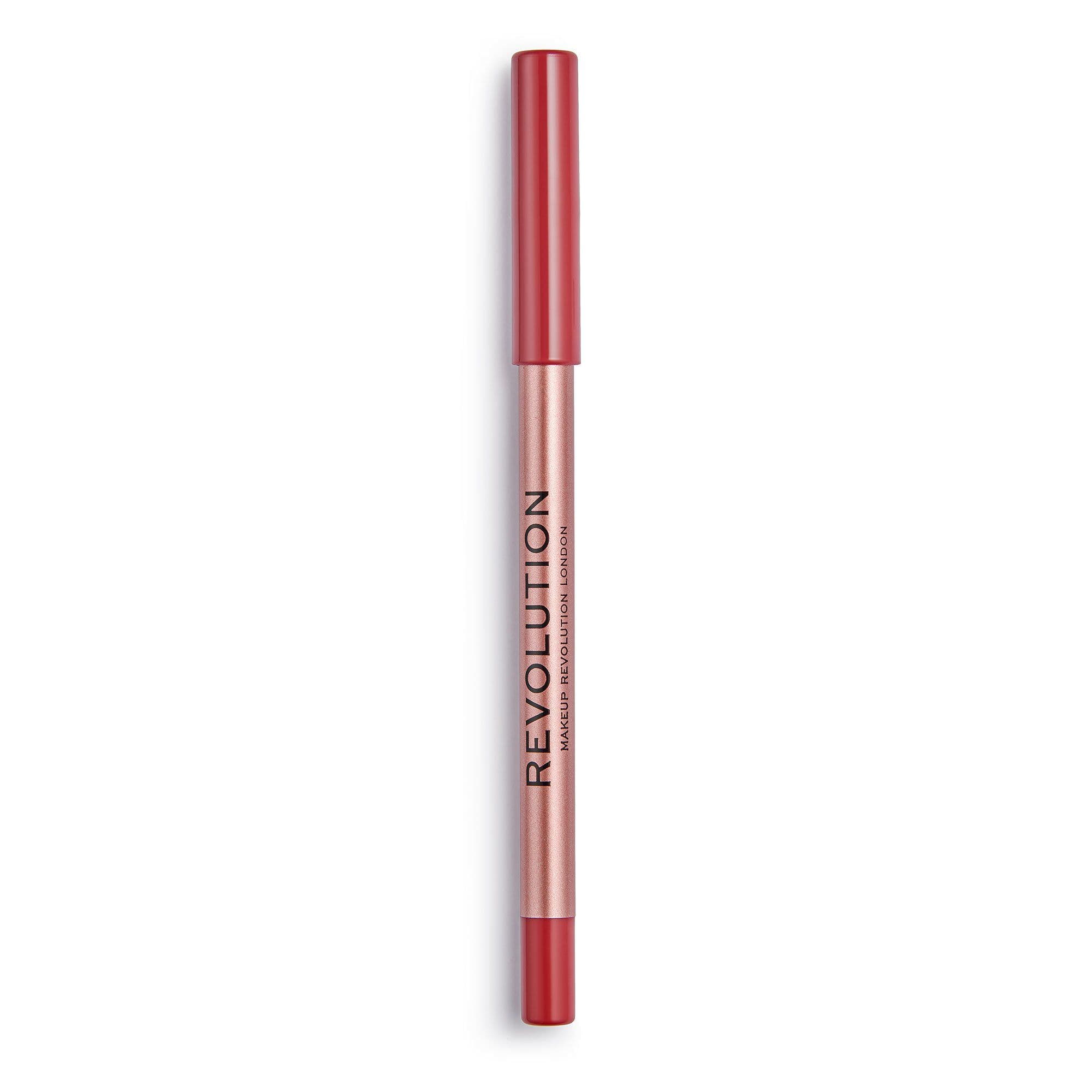 Revolution satin kiss lipliner ruby red