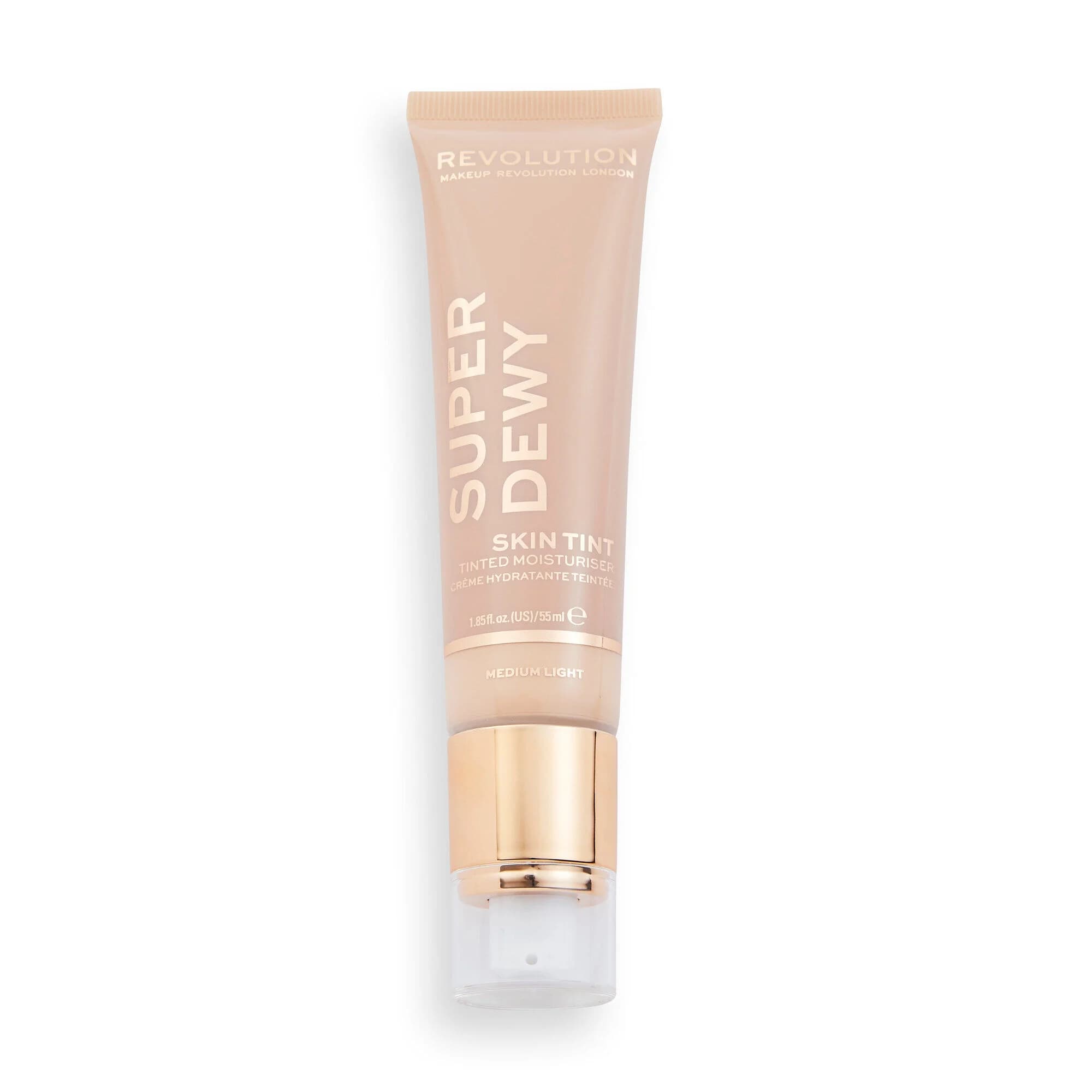 Revolution superdewy tinted moisturiser med light