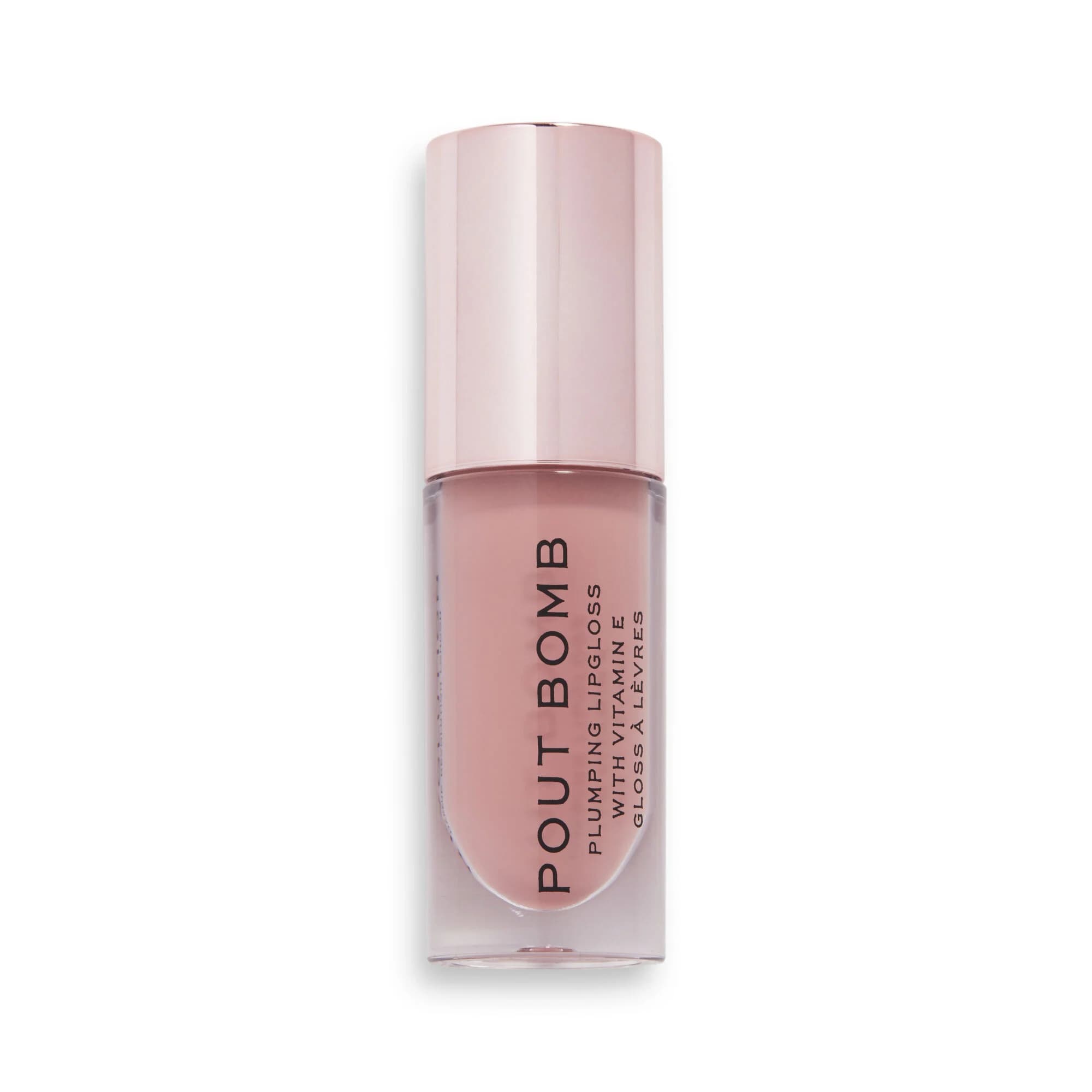 Revolution pout bomb plumping gloss doll nude