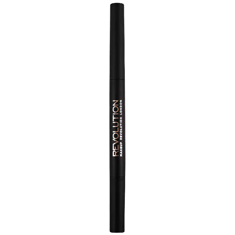 Revolution duo brow definer pencil dark brown