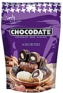 Chocodate xurma badamli 100 qr qarisiq