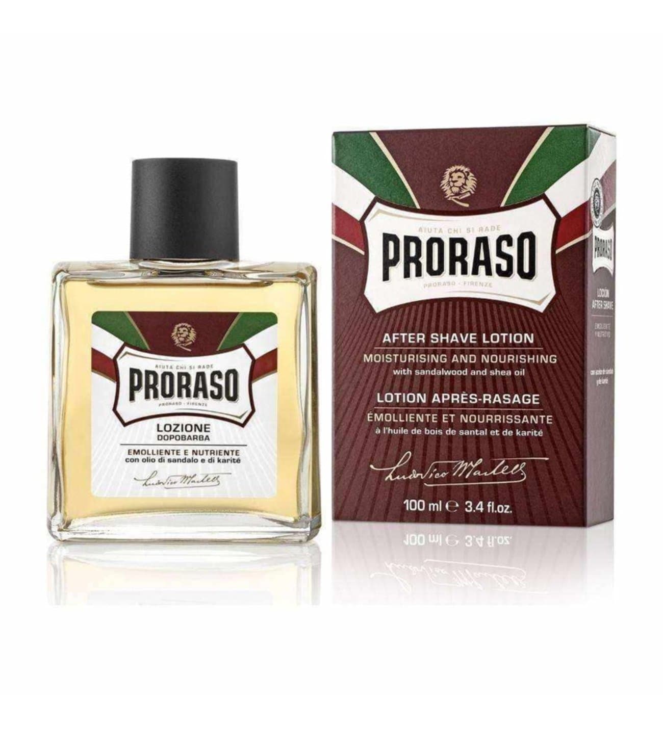 Proraso teras sonrasi losyon 100 ml qirmizi