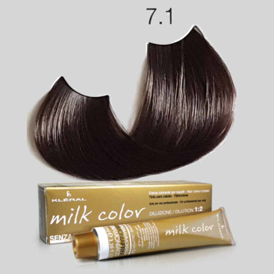 Kleral milk color 100ml 7.1 kullu sari ammonyaksz