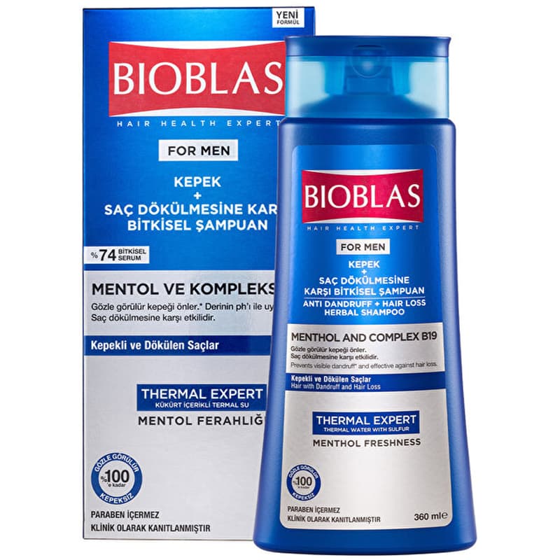 Bioblas sampun 360 ml mentol ve komleks b19