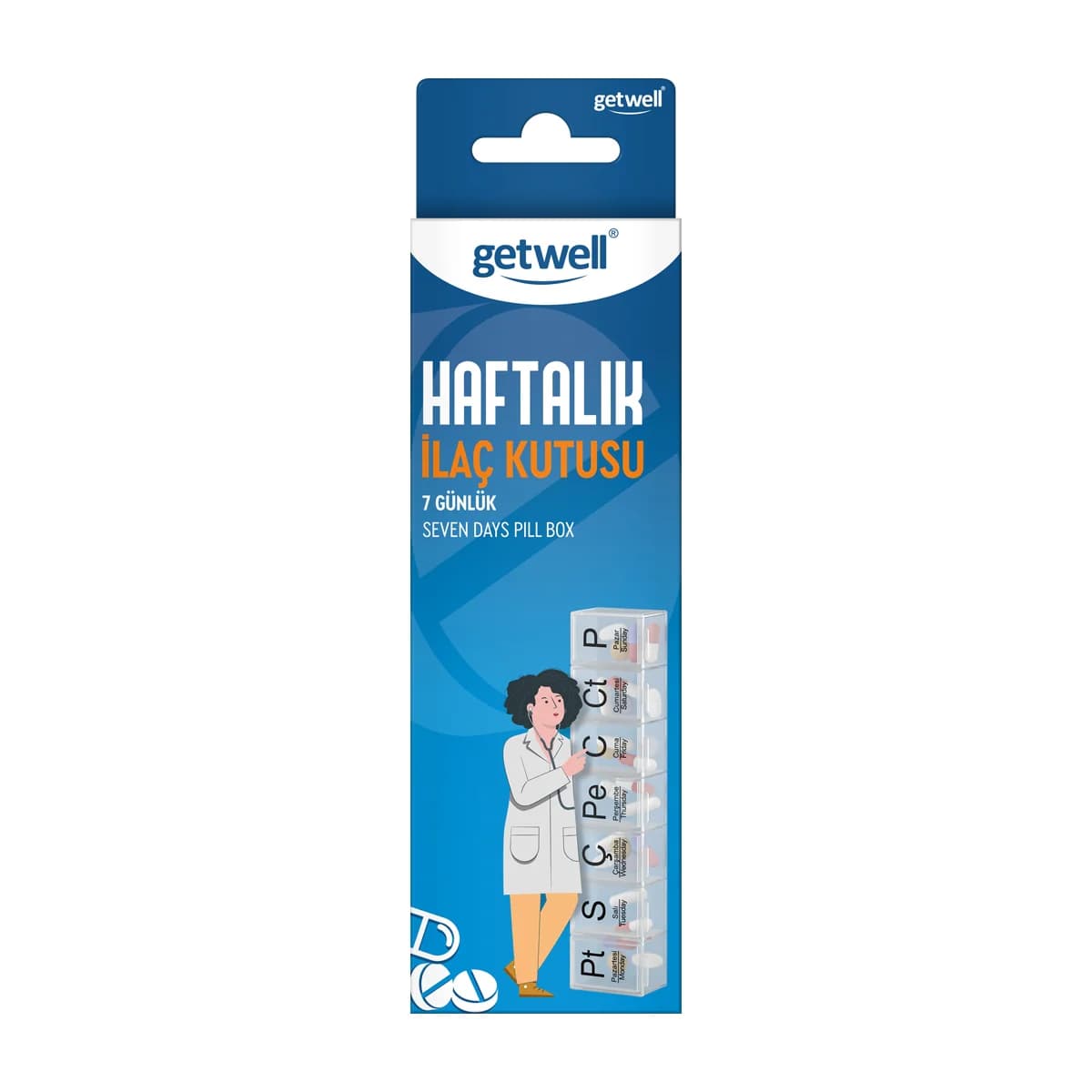 Getwell heftelik derman qutusu 
