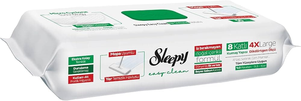 Sleepy doseme temizleyici salfet 50  ed yasil