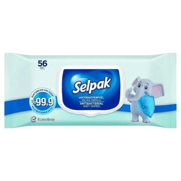Selpak antibakterial nem salfet 56 ed