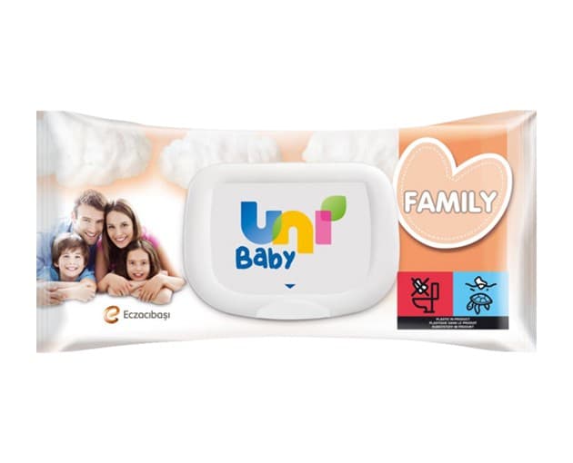 Uni baby salfet 100 eded aile
