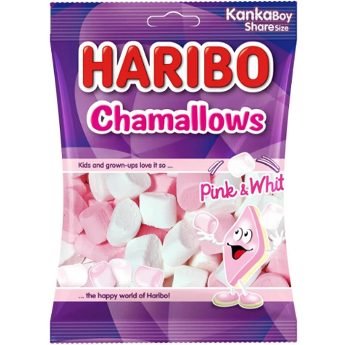 Haribo jelibom 70 qr chamallows pink