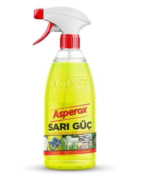 Asperox yag temizleyici sprey sari guc 1l
