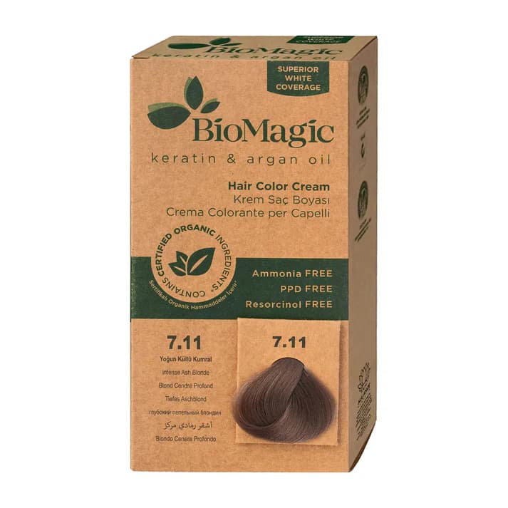Biomagic sac boya 7.11 yogun kullu qumral