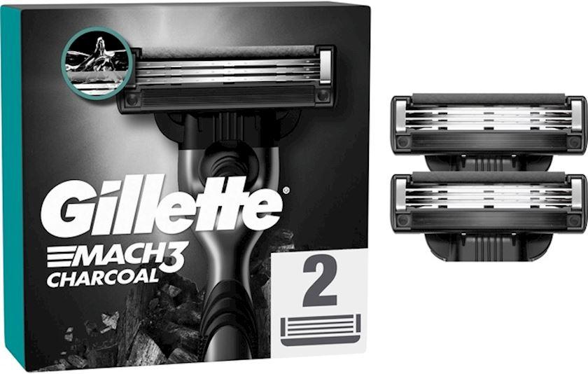Gillette mach 3 ulguc basligi 2li komurlu