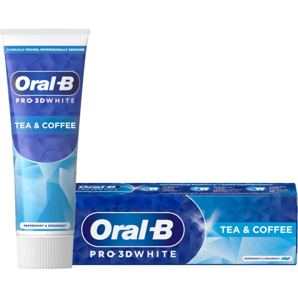 Oral-b 3dw dis mecunu 75 ml tea, coffee