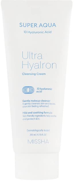 Missha super aqua uz temizleme kremi 200 ml